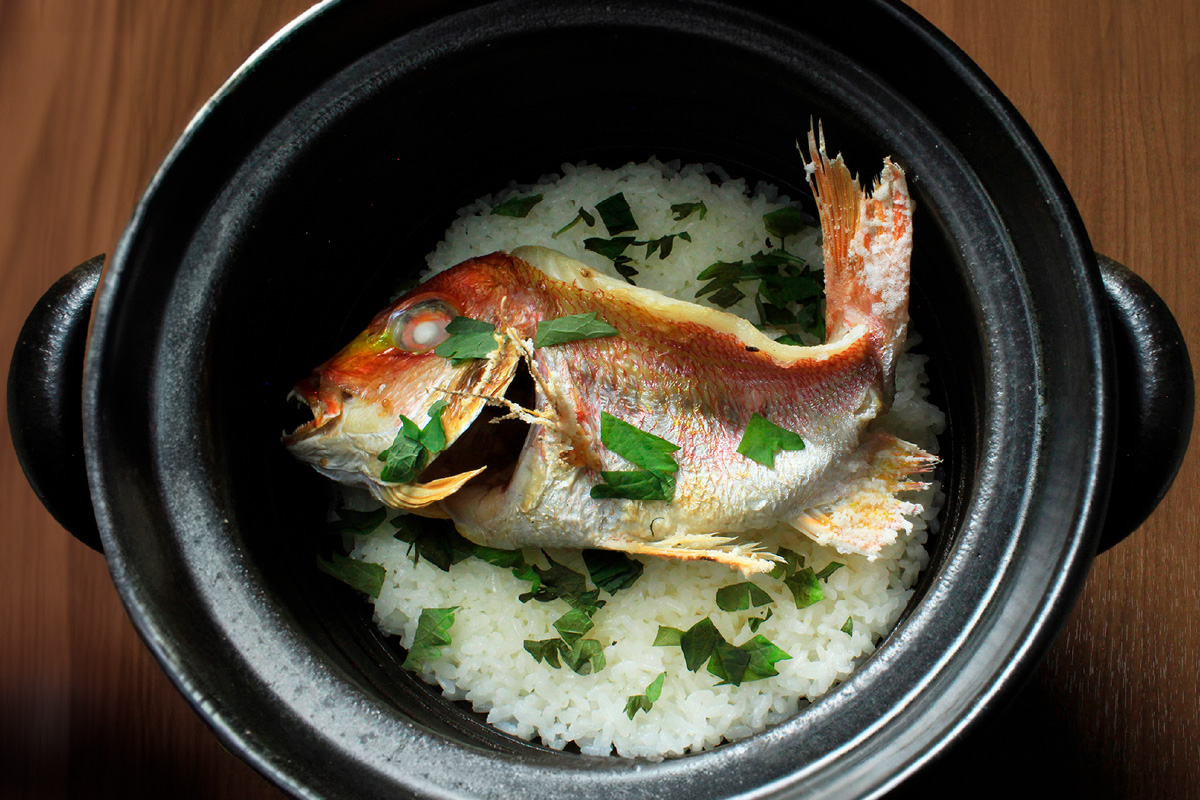 鯛の釜飯（めでたい）おまかせ会席